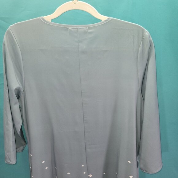 Noracora Womens Floral Print Maxi Dress Long Sleeve Size S 100% Polyester - Picture 8 of 9